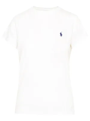Polo Ralph Lauren Logo Embroidered Crewneck T-Shirt