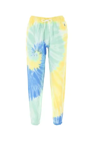 Polo Ralph Lauren Logo Embroidered Tie-Dye Sweatpants