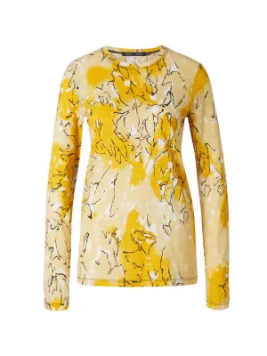 Proenza Schouler Tie-Dyed Crewneck T-Shirt