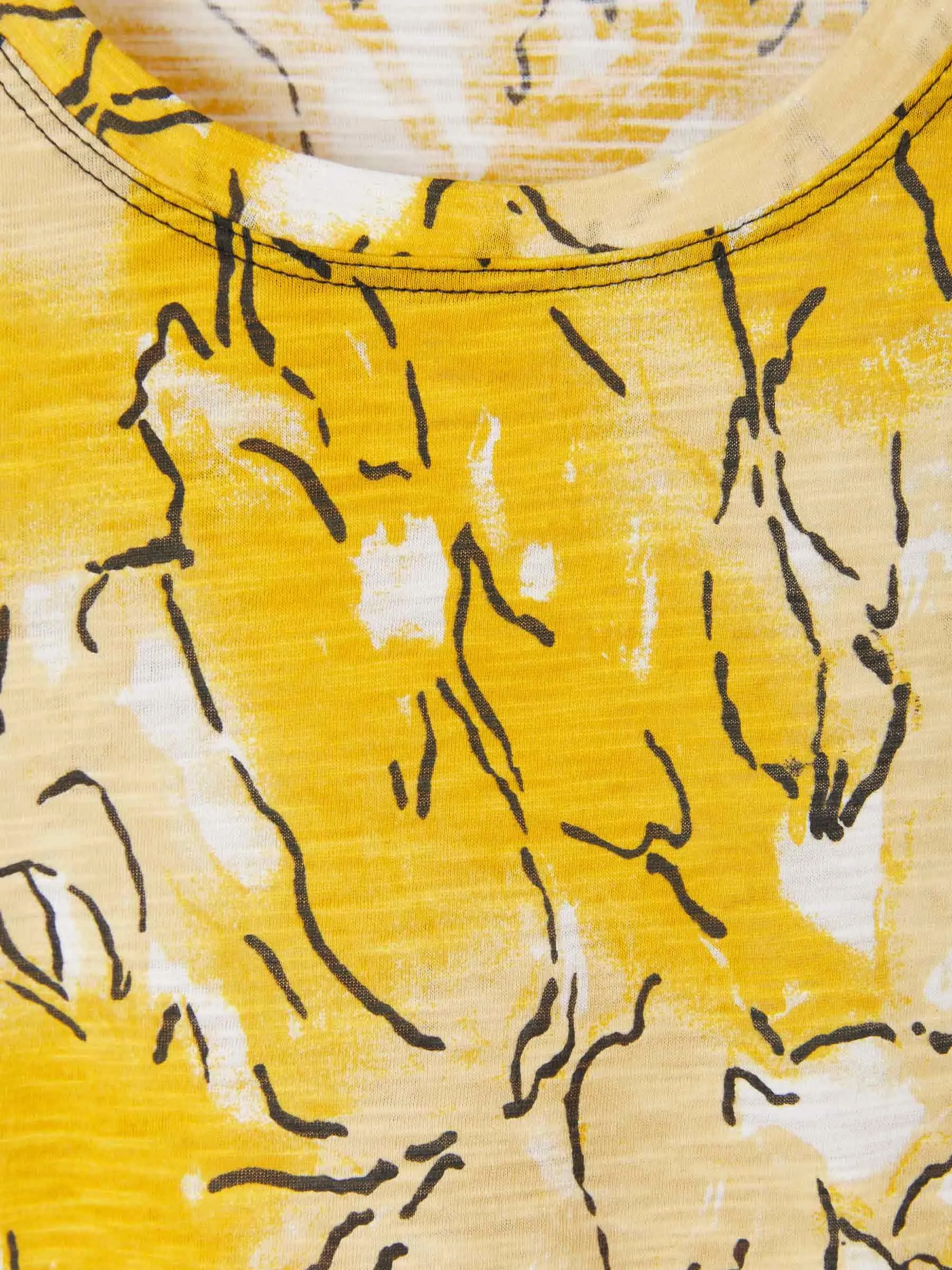Proenza Schouler Tie-Dyed Crewneck T-Shirt