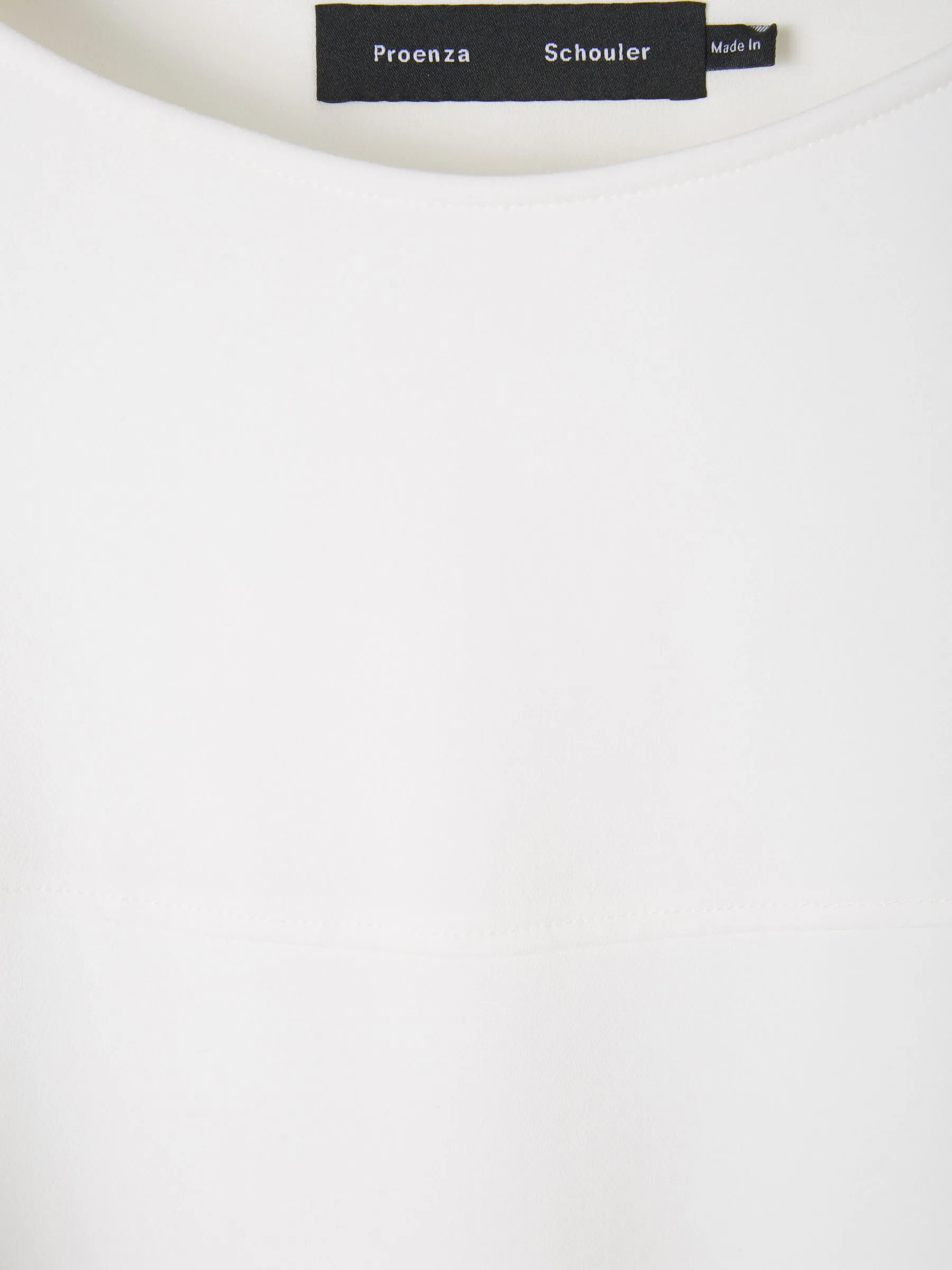 Proenza Schouler Tied Waist Crewneck Top