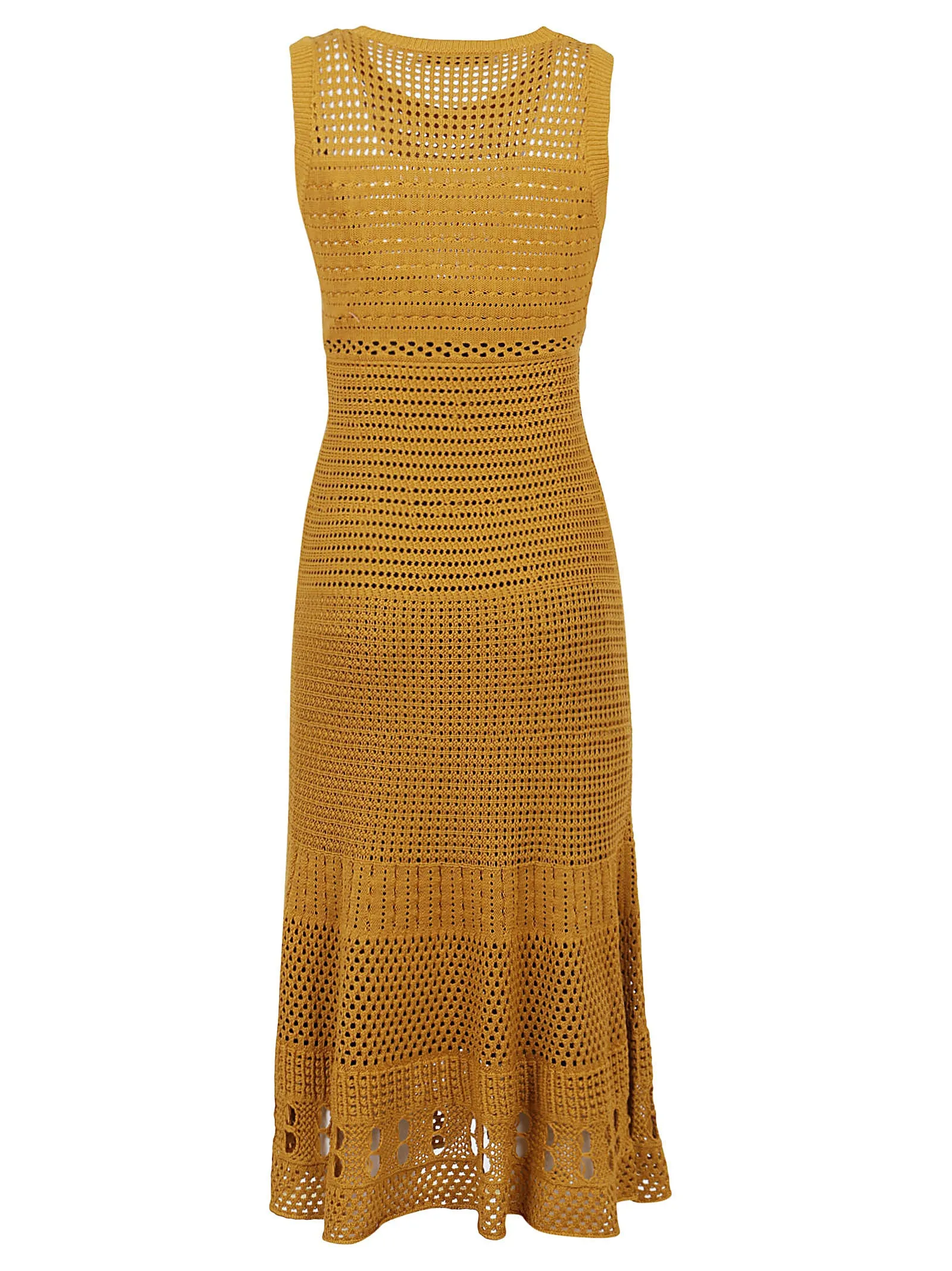 Proenza Schouler White Label Sleeveless Pointelle Midi Dress