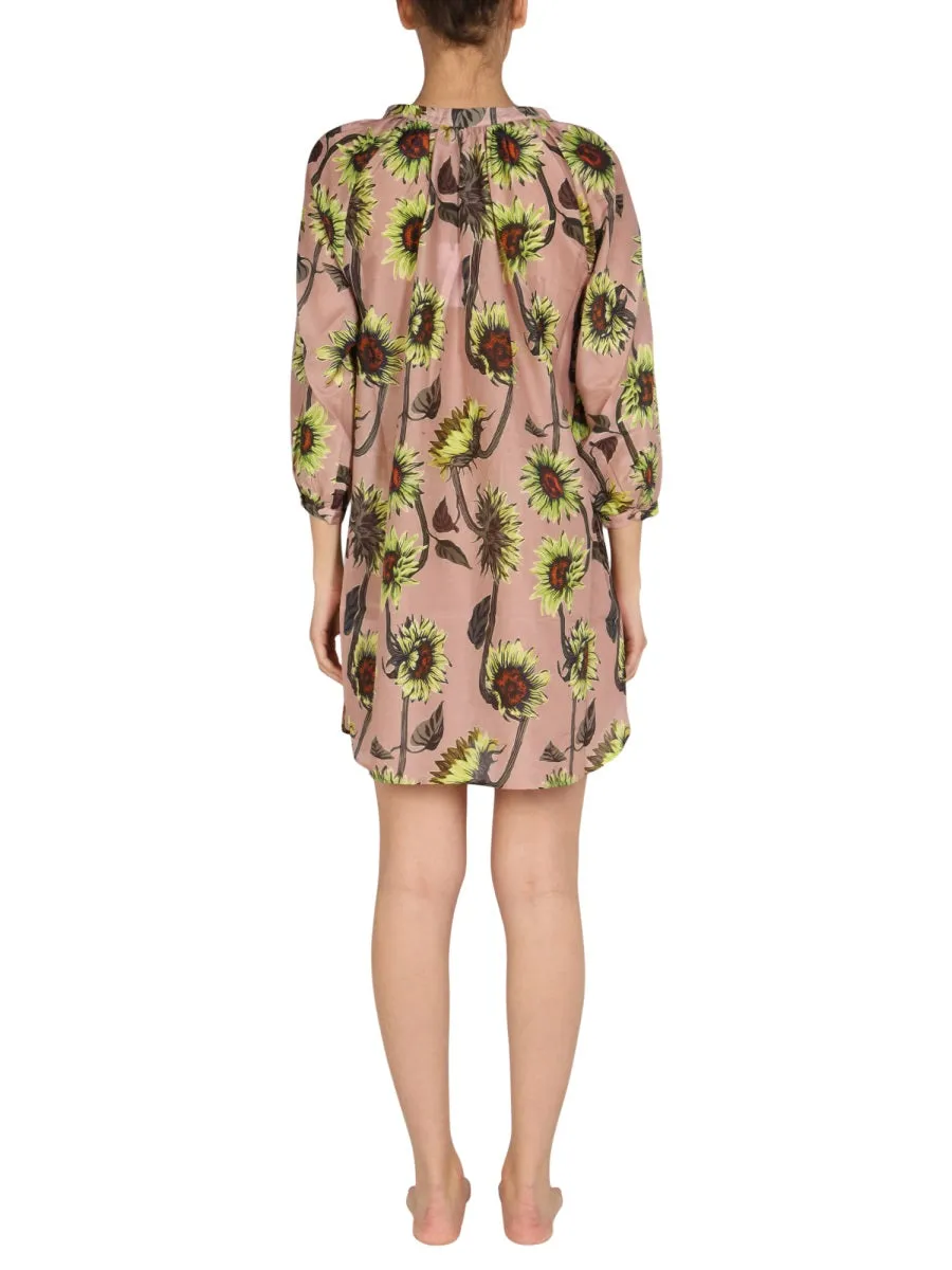 PS Paul Smith Floral Pattern Mini Dress