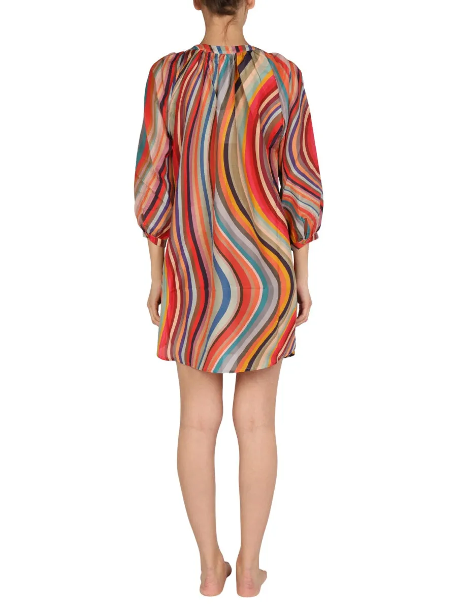 PS Paul Smith Swirl Pattern Mini Dress