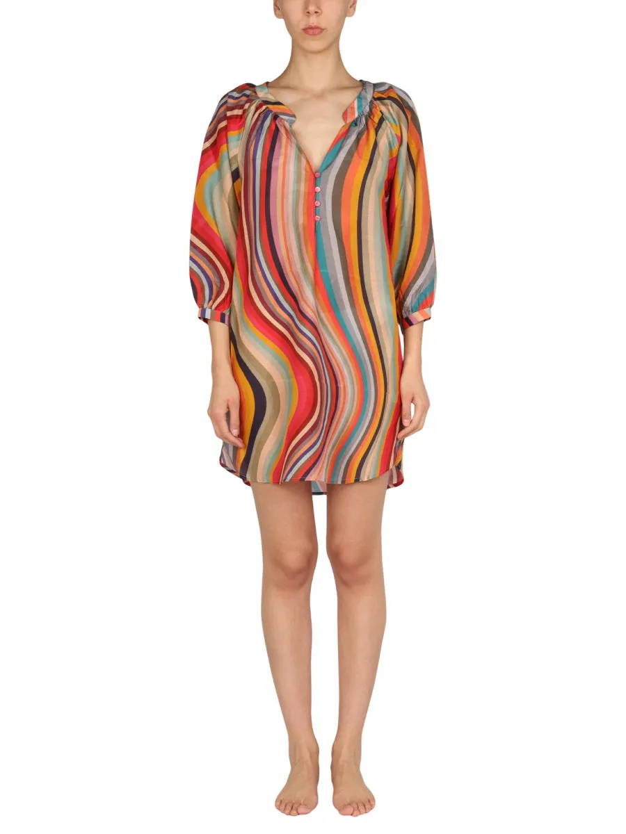 PS Paul Smith Swirl Pattern Mini Dress