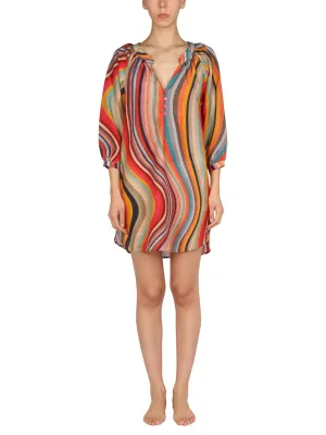 PS Paul Smith Swirl Pattern Mini Dress