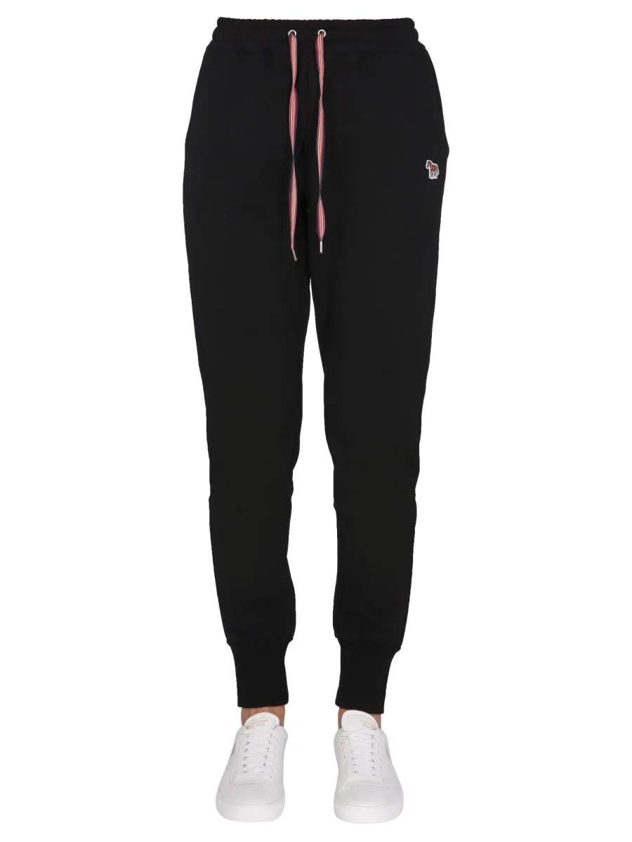 PS Paul Smith Zebra Patch Drawstring Jogging Pants