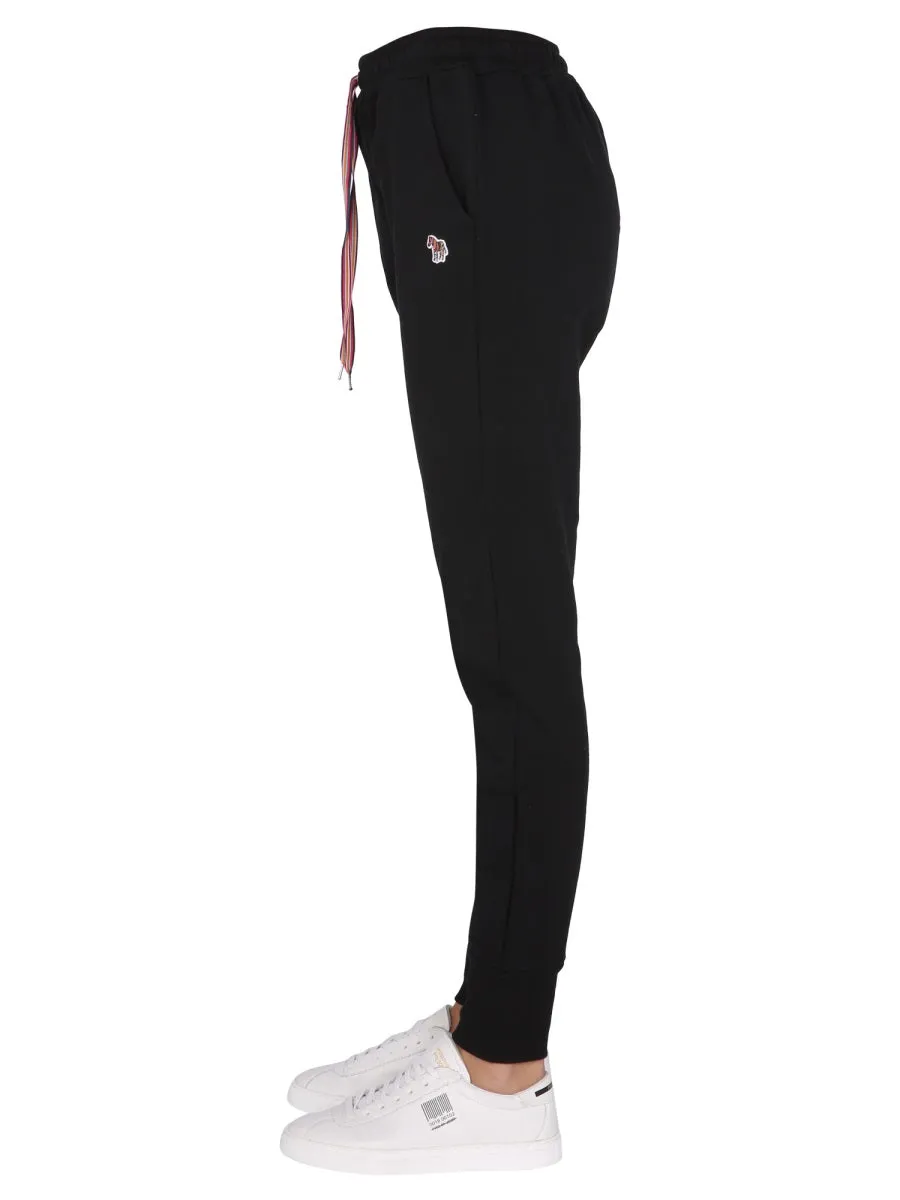 PS Paul Smith Zebra Patch Drawstring Jogging Pants