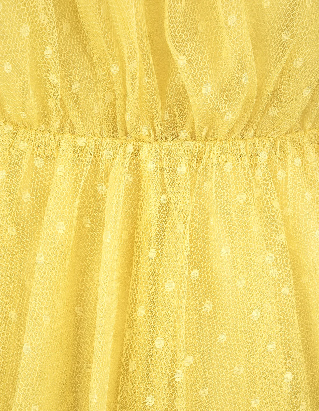 REDValentino Frill-Neck Short Sleeved Tulle Mini Dress