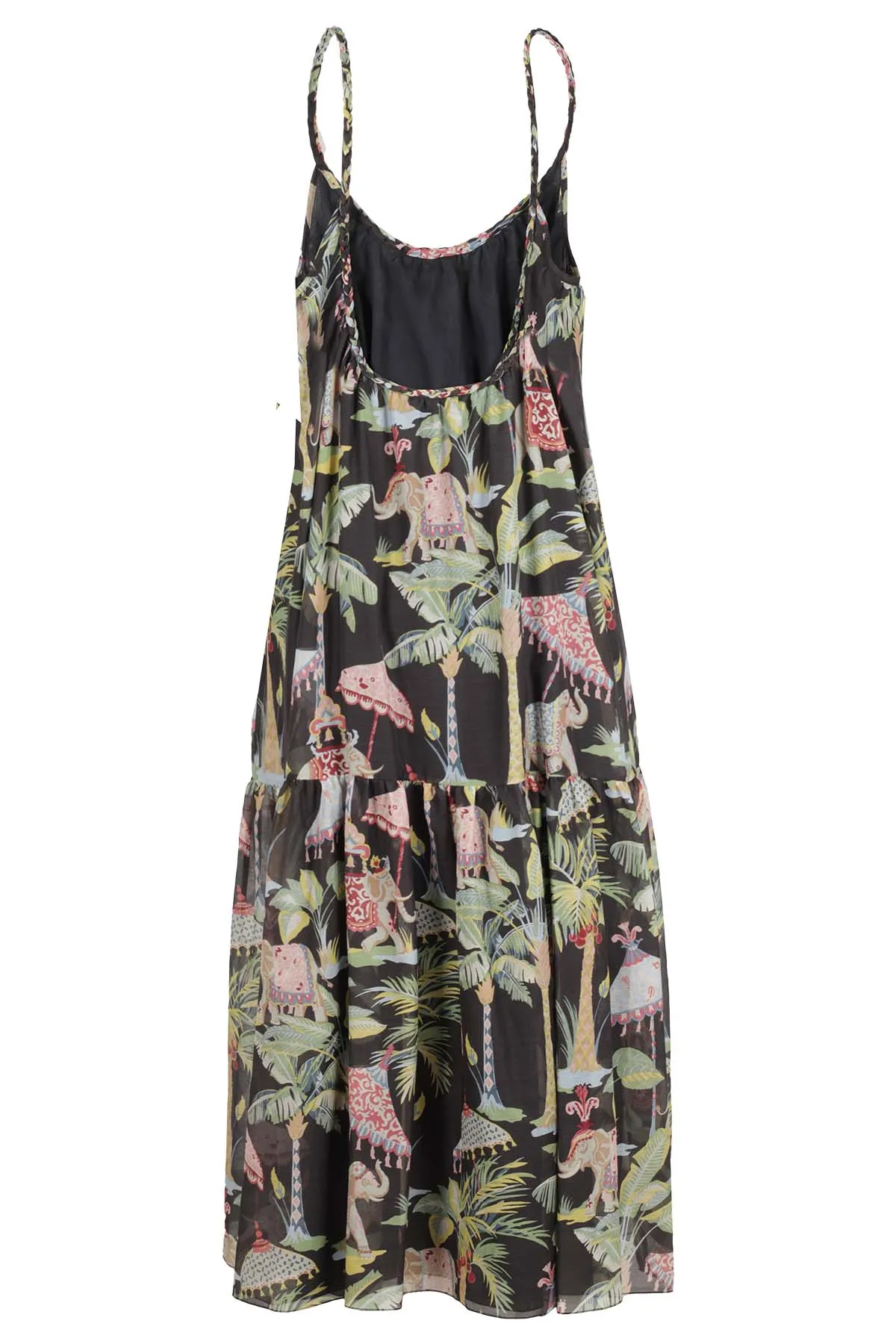 REDValentino Graphic Printed Scoop-Neck Dress
