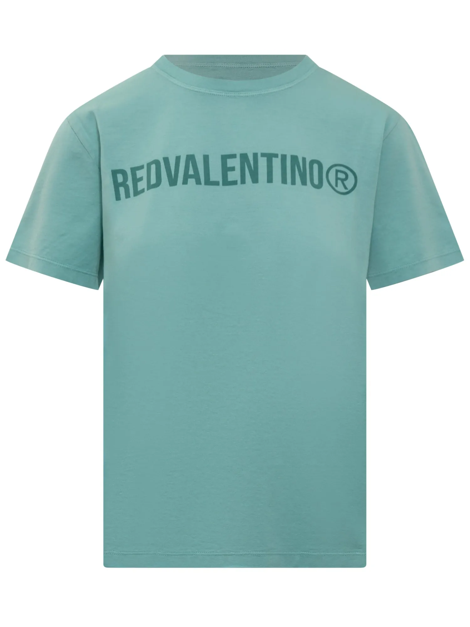 REDValentino Logo Print Crewneck T-Shirt
