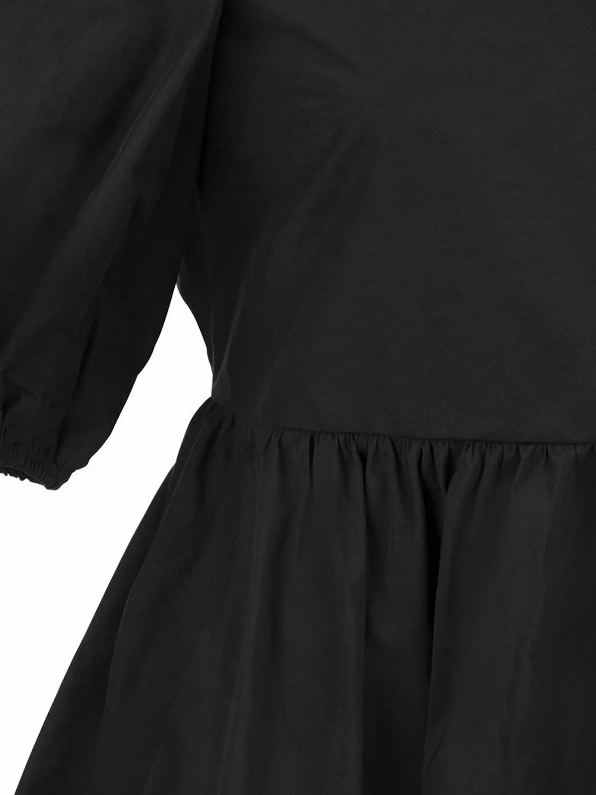 REDValentino Puff Sleeved Round Neck Mini Dress