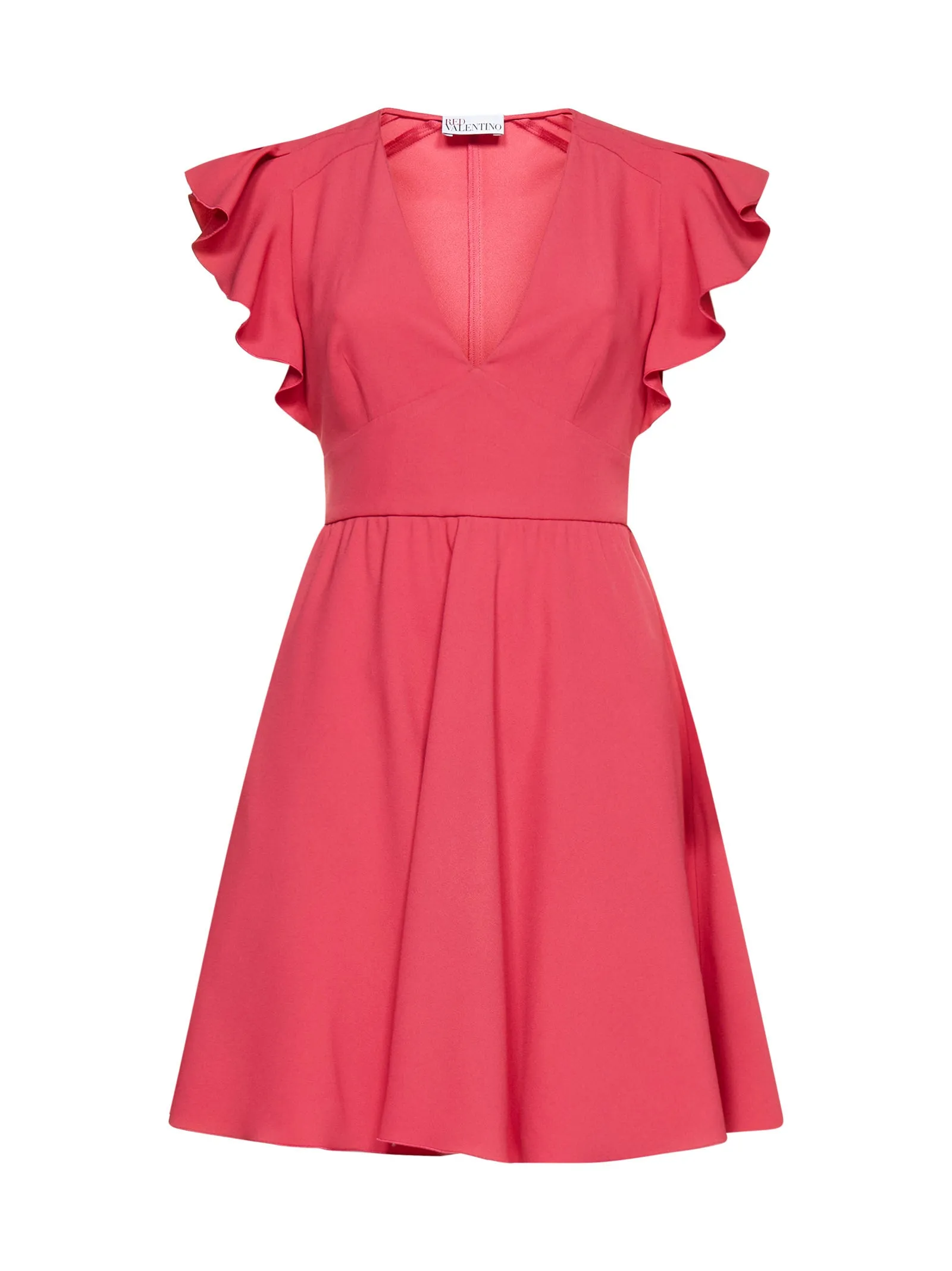 REDValentino Ruffle-Detailed Mini Dress