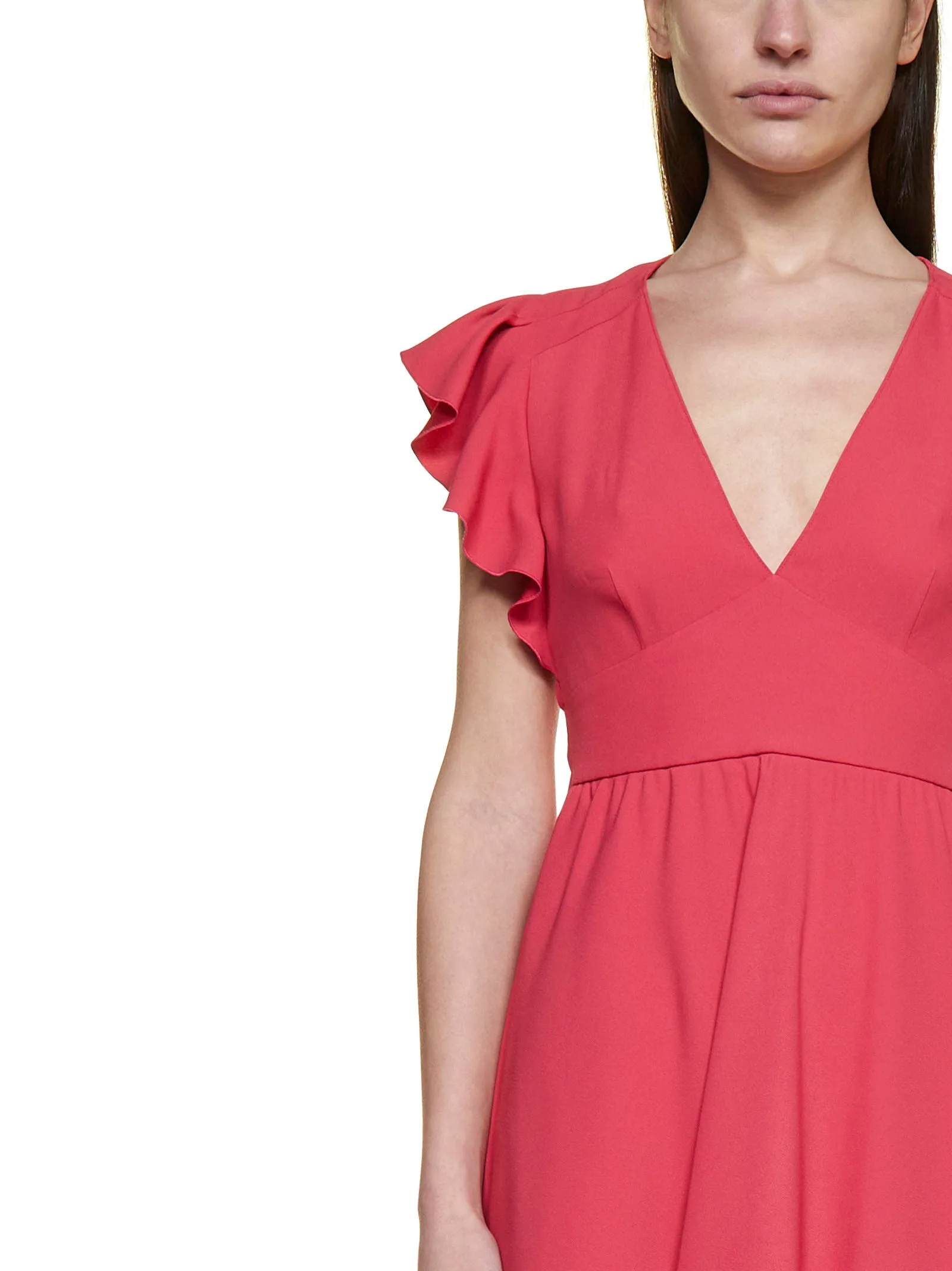REDValentino Ruffle-Detailed Mini Dress