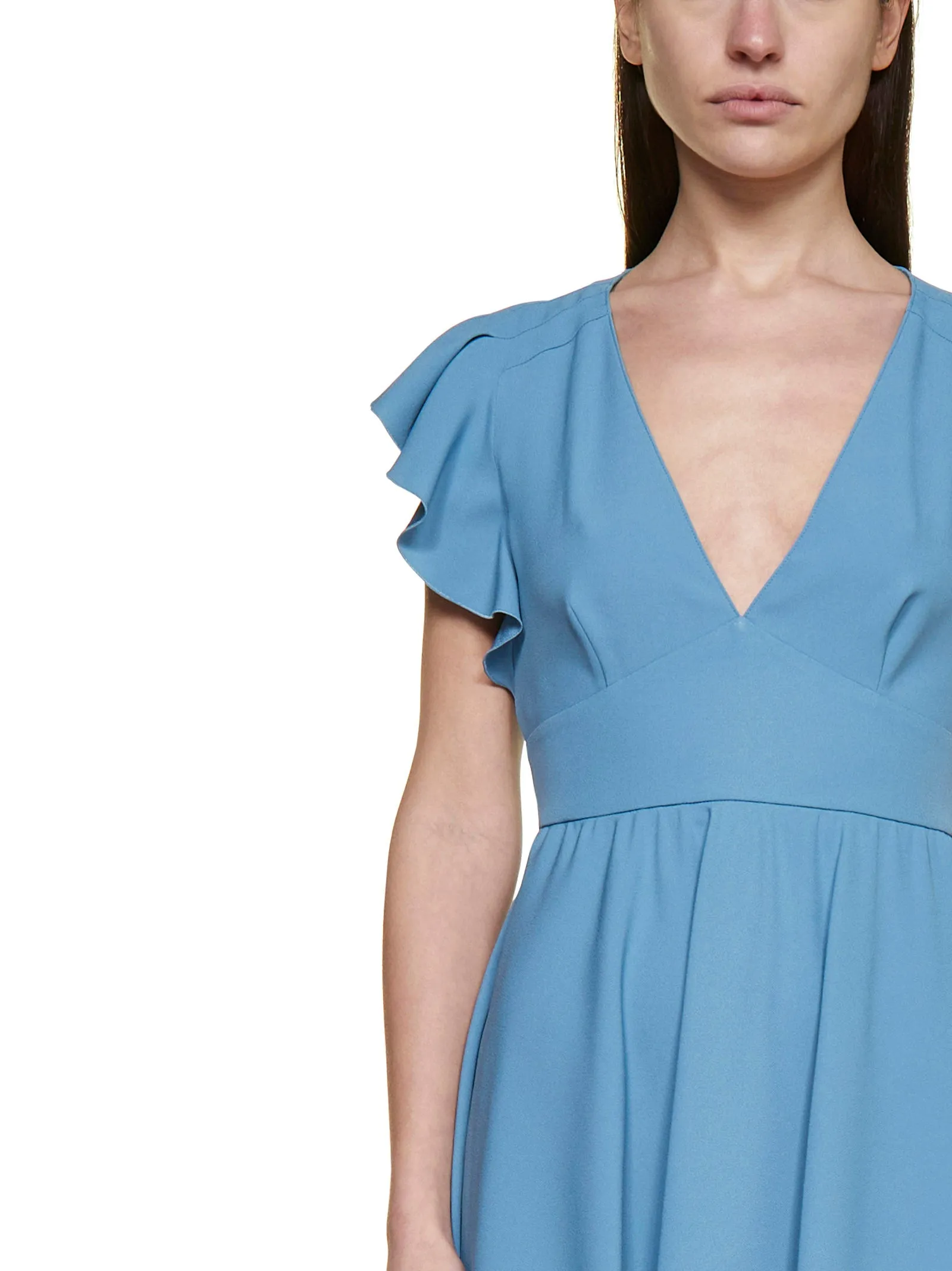 REDValentino Ruffle-Detailed Mini Dress