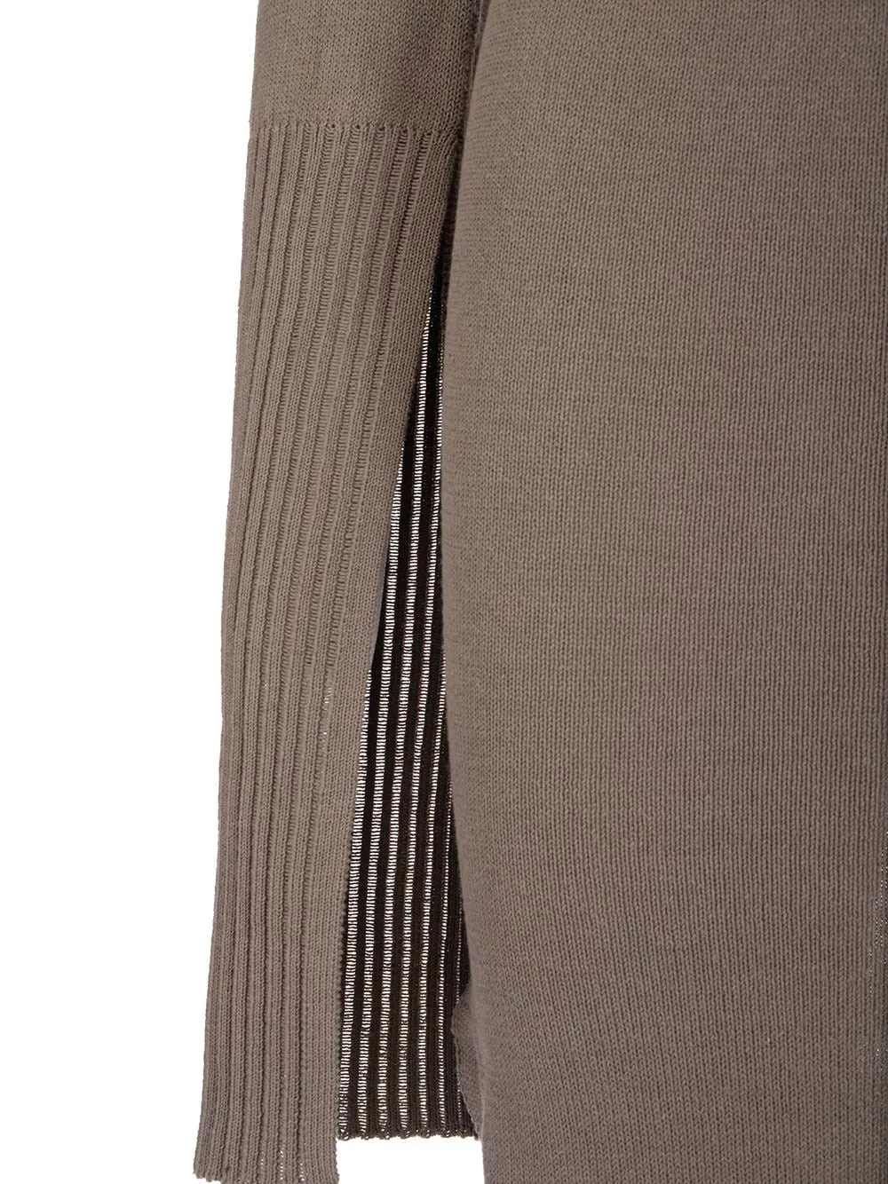 Rick Owens Cape-Sleeved Crewneck Dress