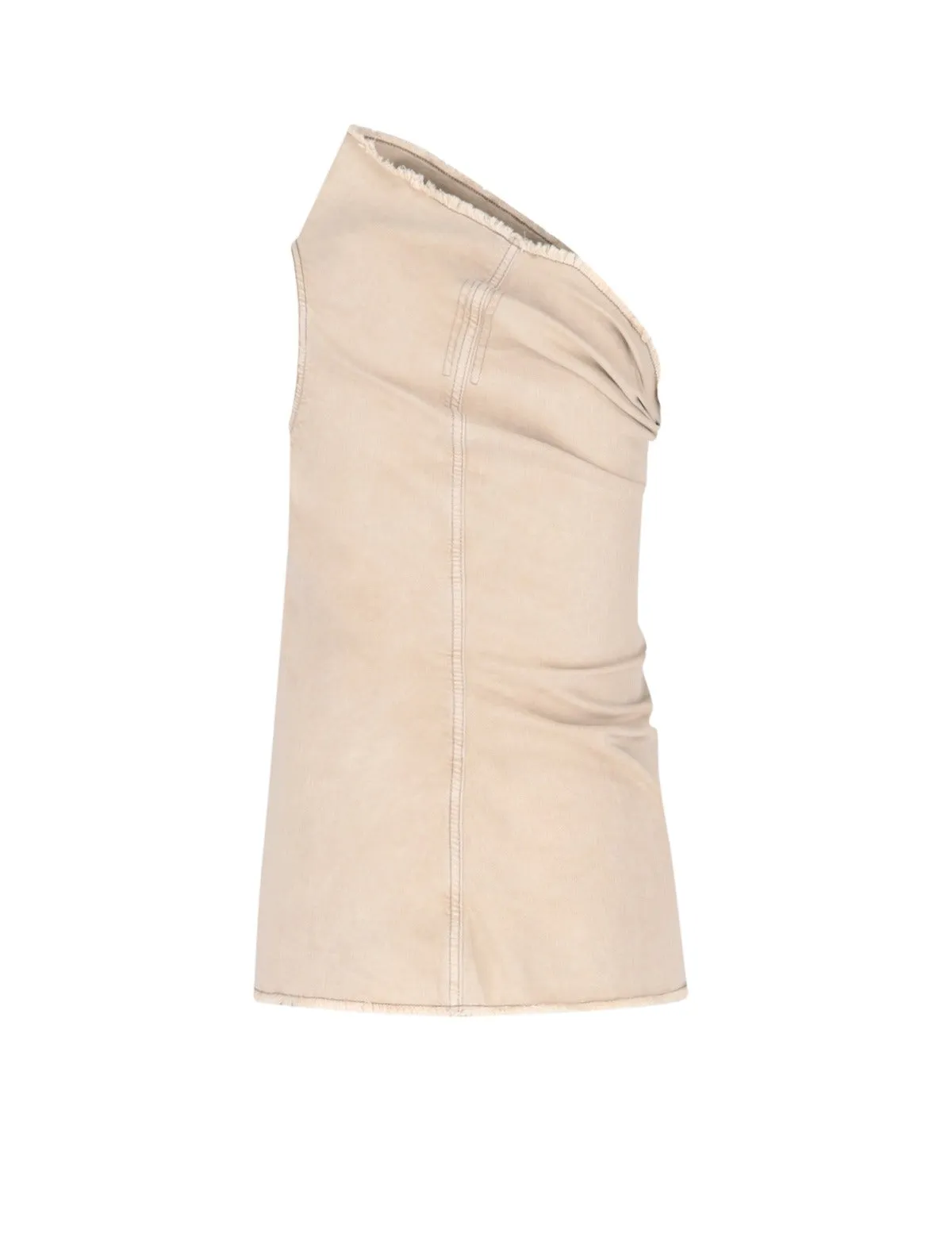Rick Owens DRKSHDW Athena One-Shoulder Sleeveless Top