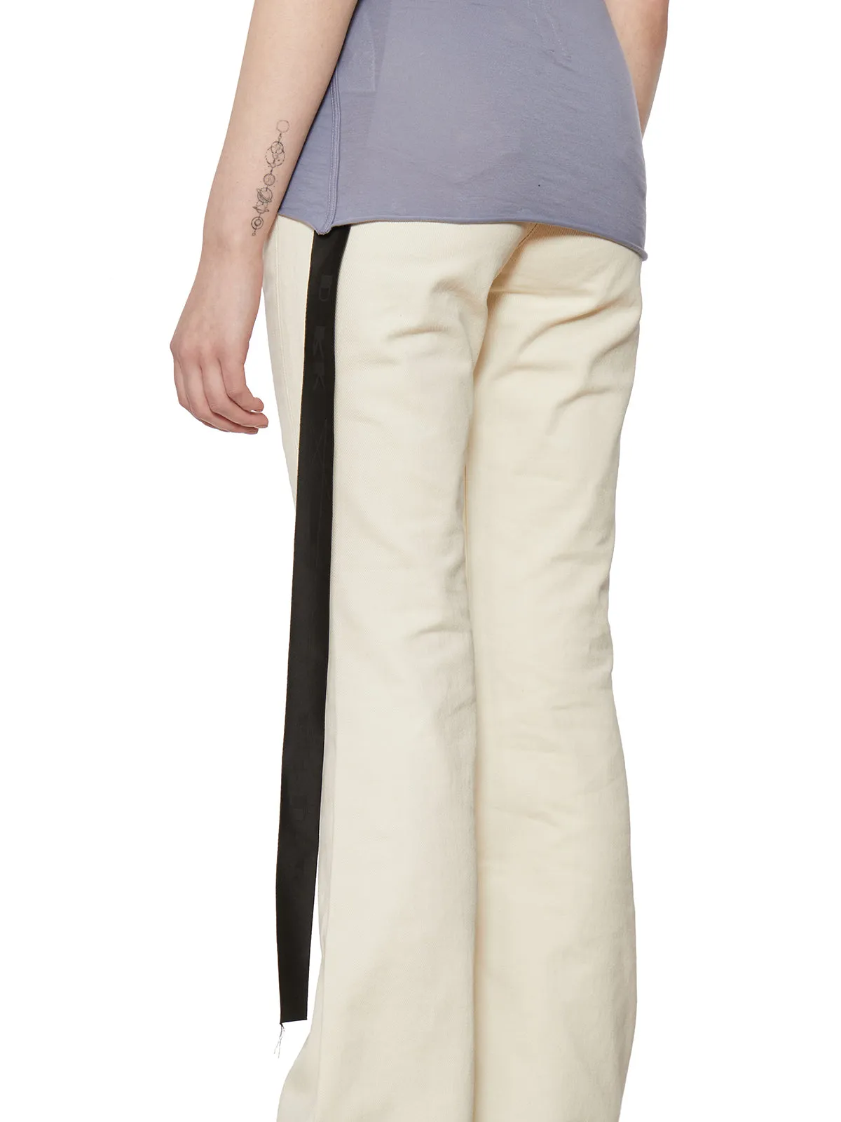 Rick Owens DRKSHDW Draped Sleeveless V-Neck Top