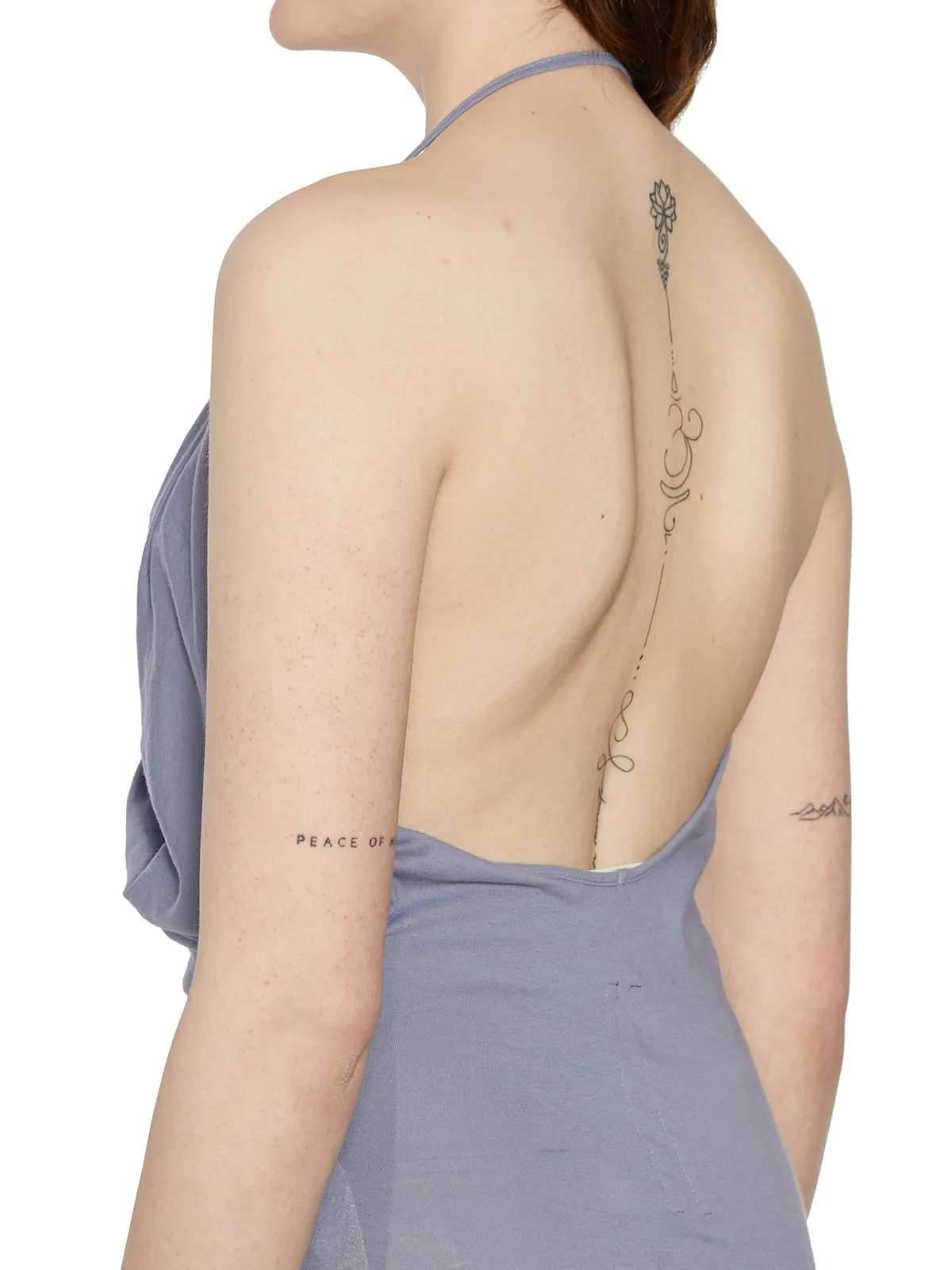 Rick Owens DRKSHDW Draped Sleeveless V-Neck Top