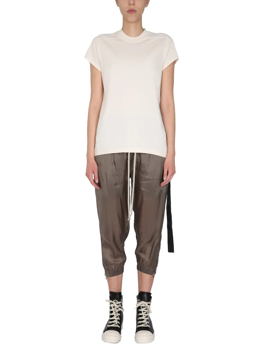 Rick Owens DRKSHDW Strap Detailed Crewneck T-Shirt