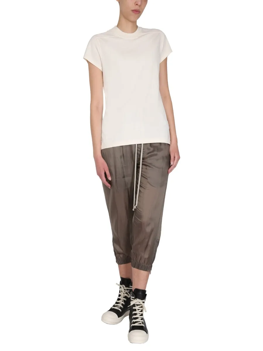 Rick Owens DRKSHDW Strap Detailed Crewneck T-Shirt