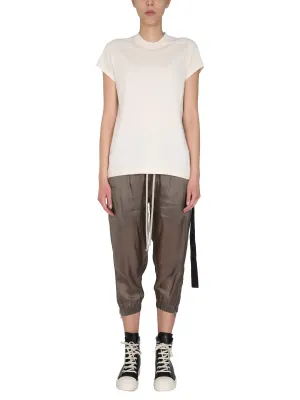 Rick Owens DRKSHDW Strap Detailed Crewneck T-Shirt