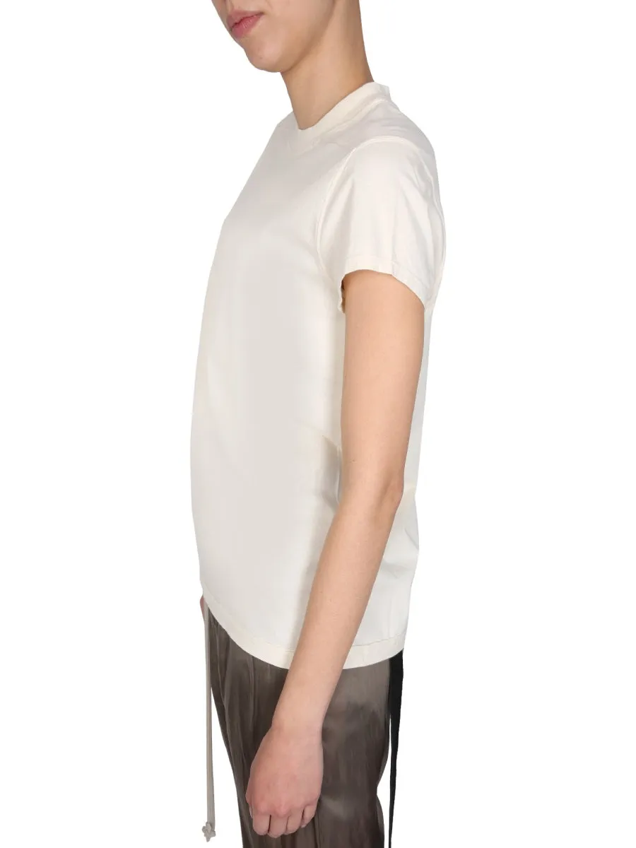 Rick Owens DRKSHDW Strap Detailed Crewneck T-Shirt