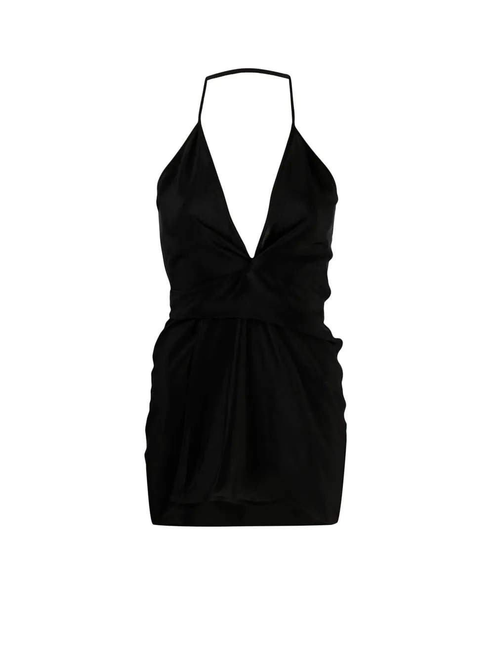 Rick Owens Laura Plunging-Neck Wrap Top