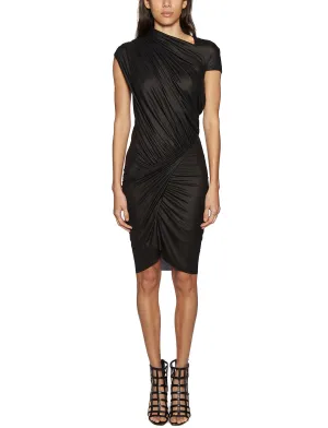 Rick Owens Lilies Short Sleeved Midi Dress