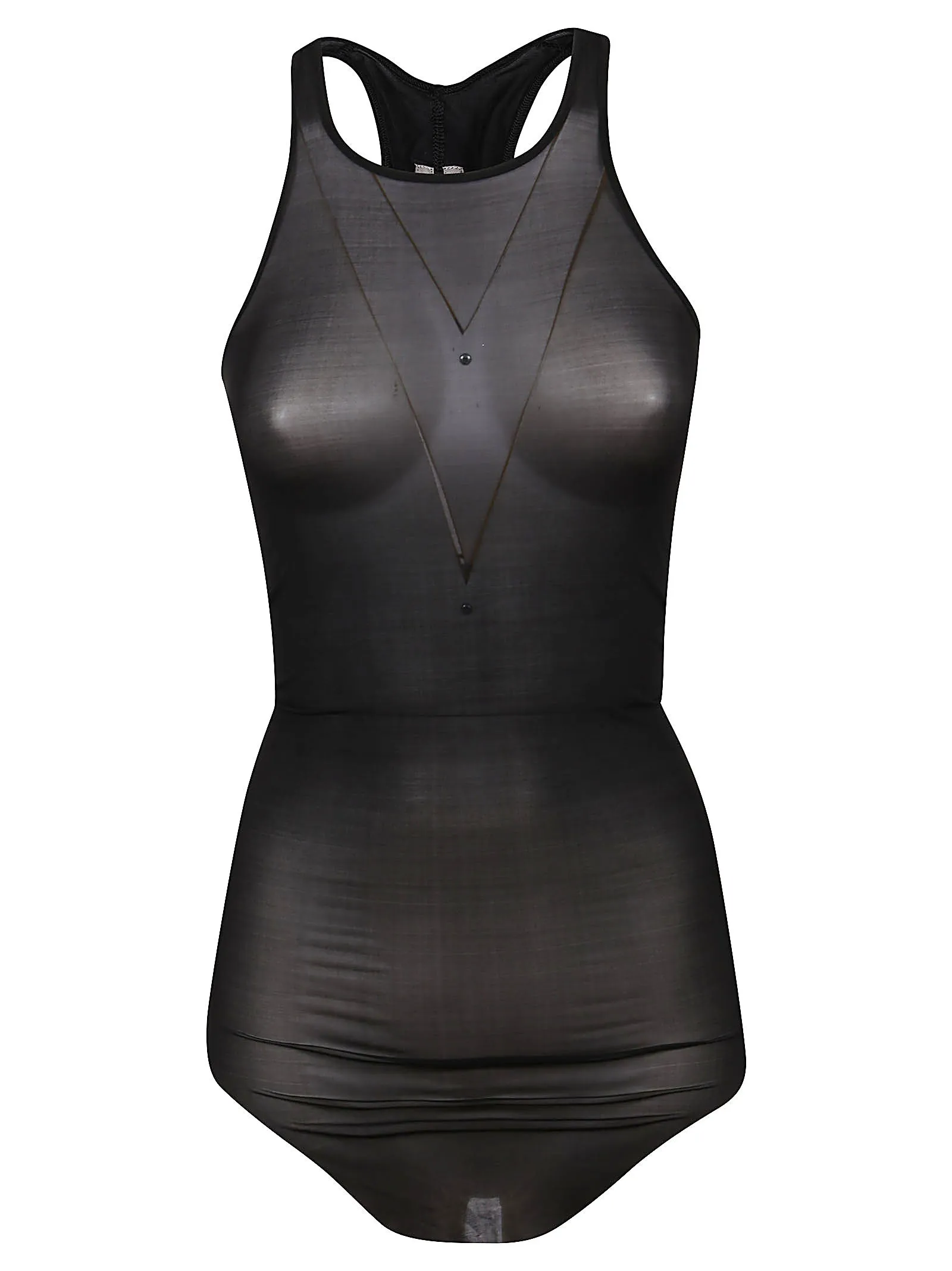 Rick Owens Semi-Sheer Racerback Tank Top