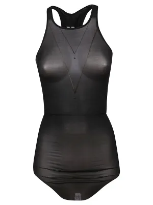 Rick Owens Semi-Sheer Racerback Tank Top
