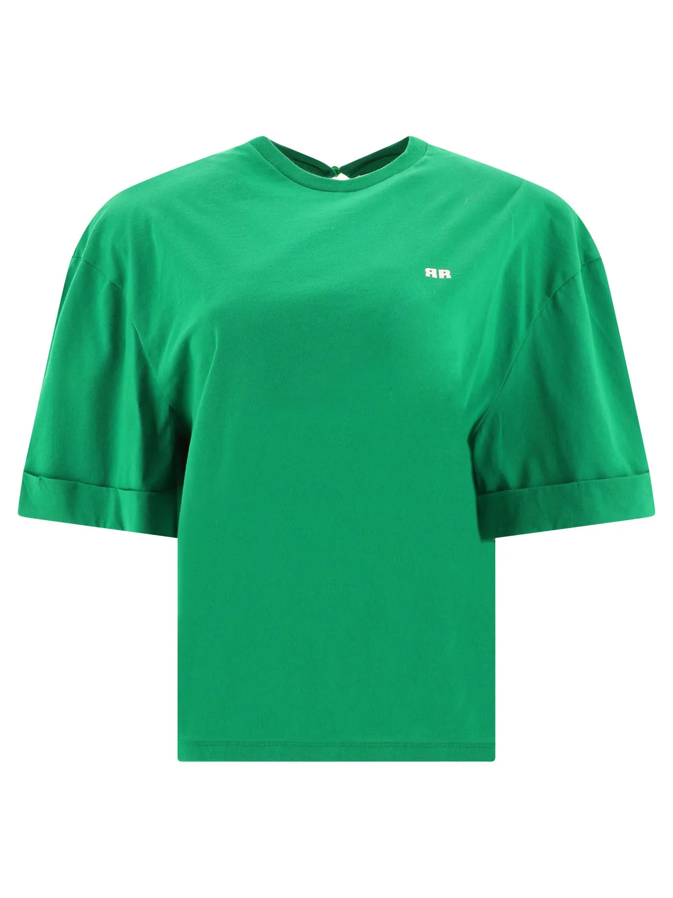 ROTATE Cut-Out Round Neck T-Shirt