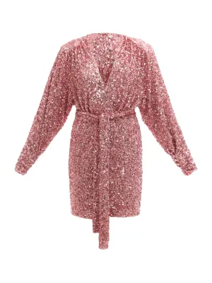 ROTATE Sequin Embellished Mini Dress