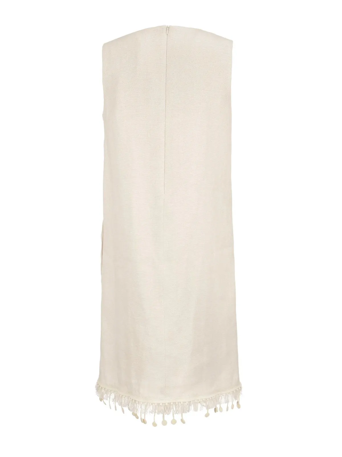 'S Max Mara Fringe-Detailed Sleeveless Dress