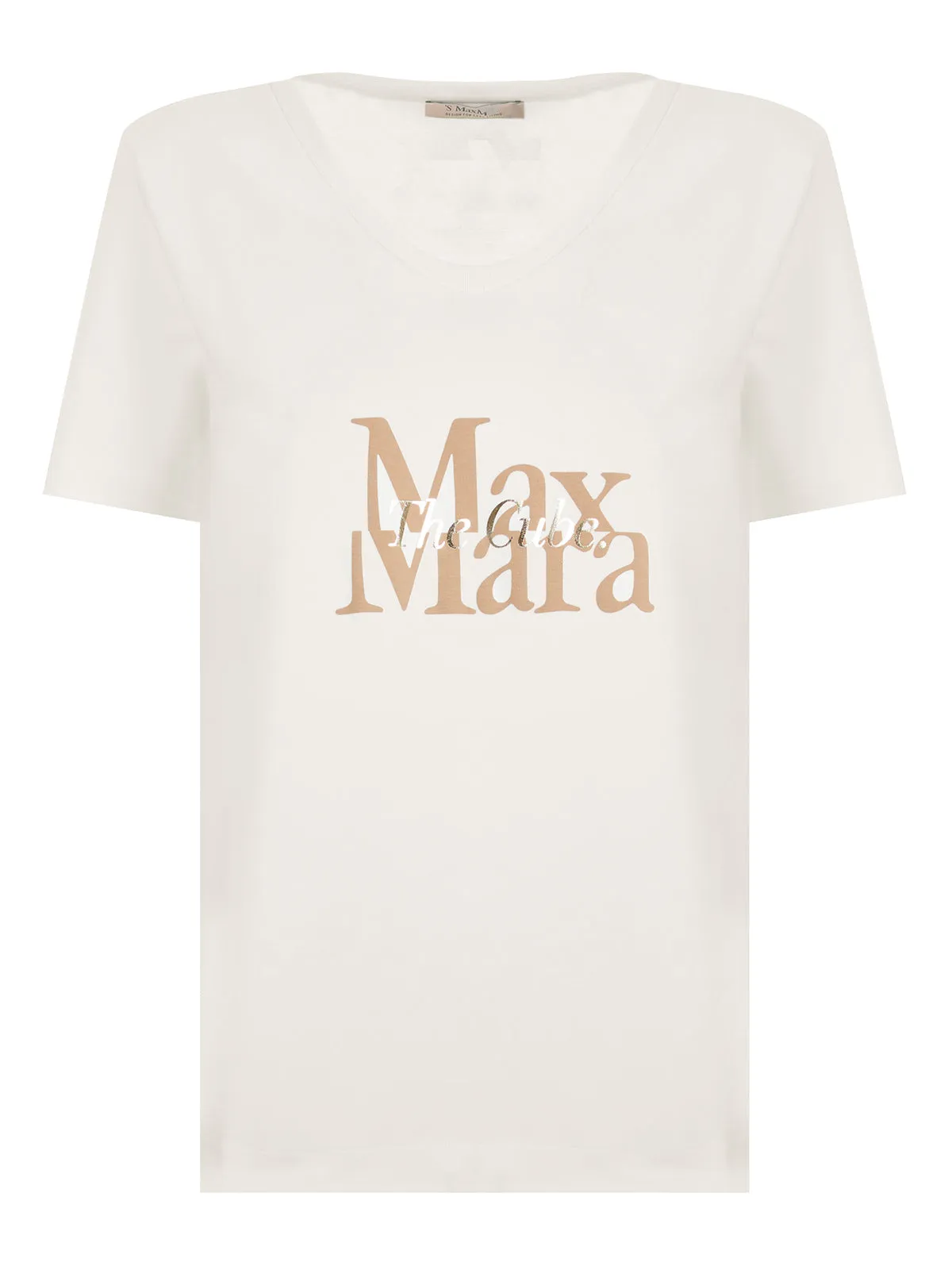'S Max Mara Logo Printed Crewneck T-Shirt