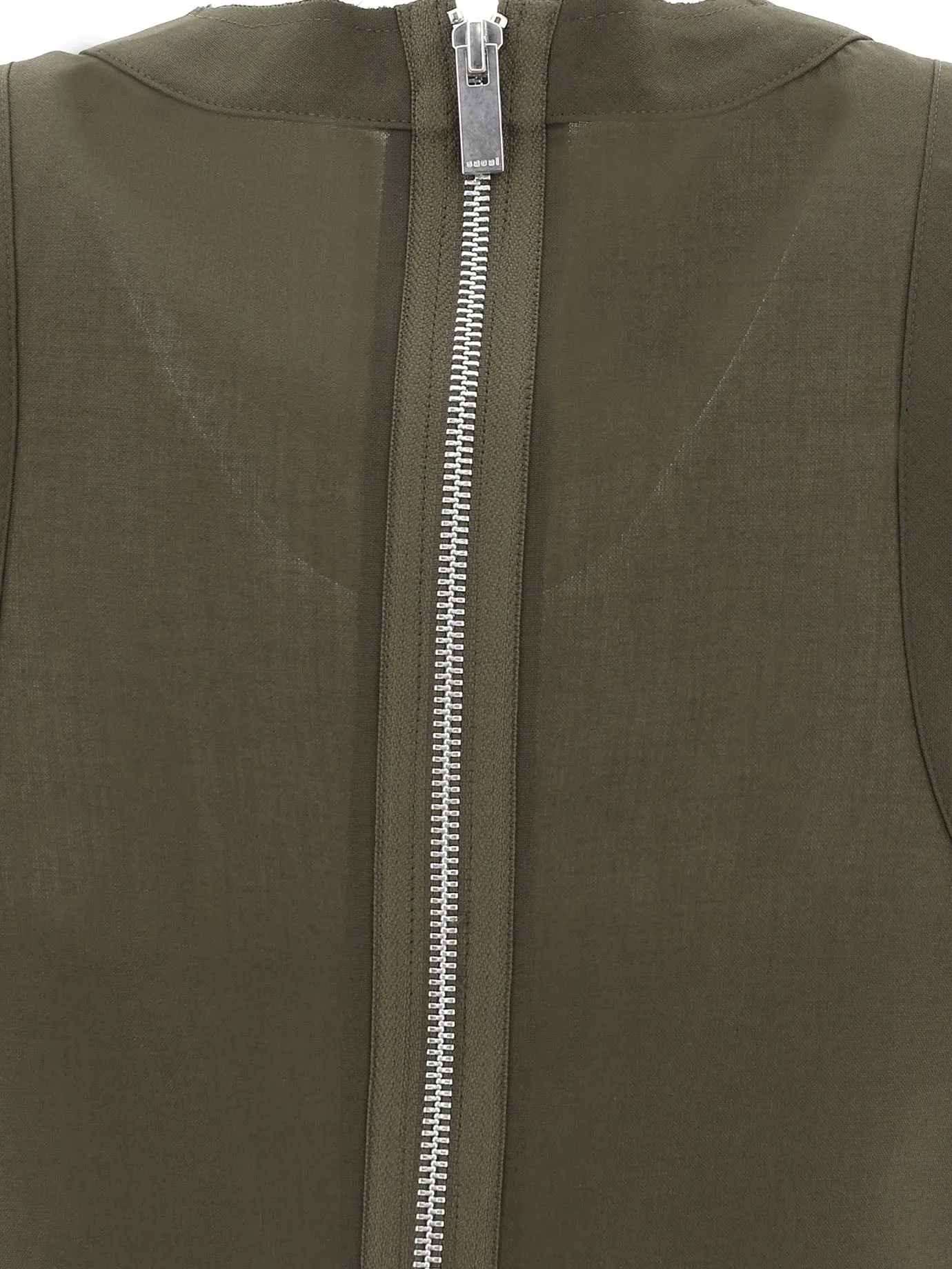 Sacai Zipped Crewneck Tank Top