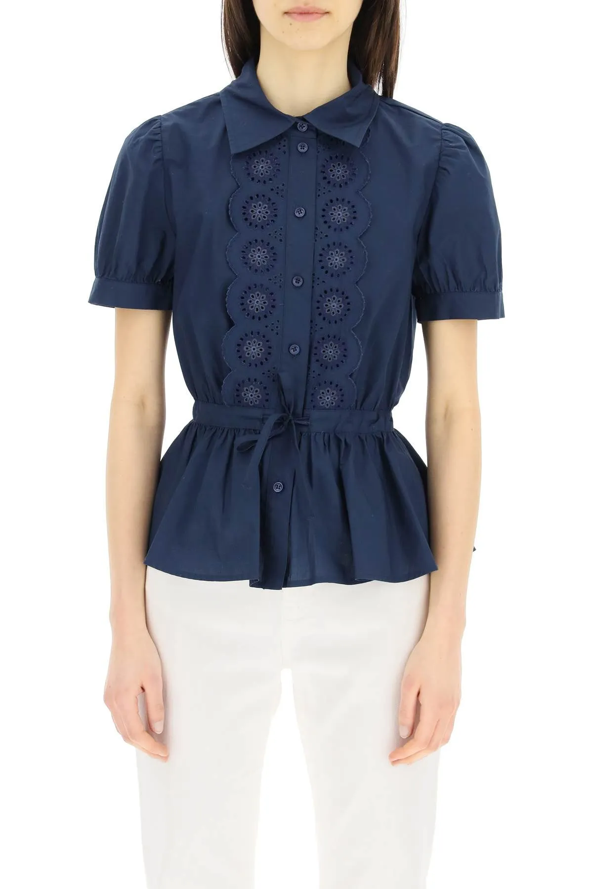 See By Chlo Broderie Anglaise Detailed Top