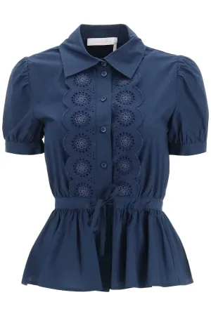 See By Chlo Broderie Anglaise Detailed Top