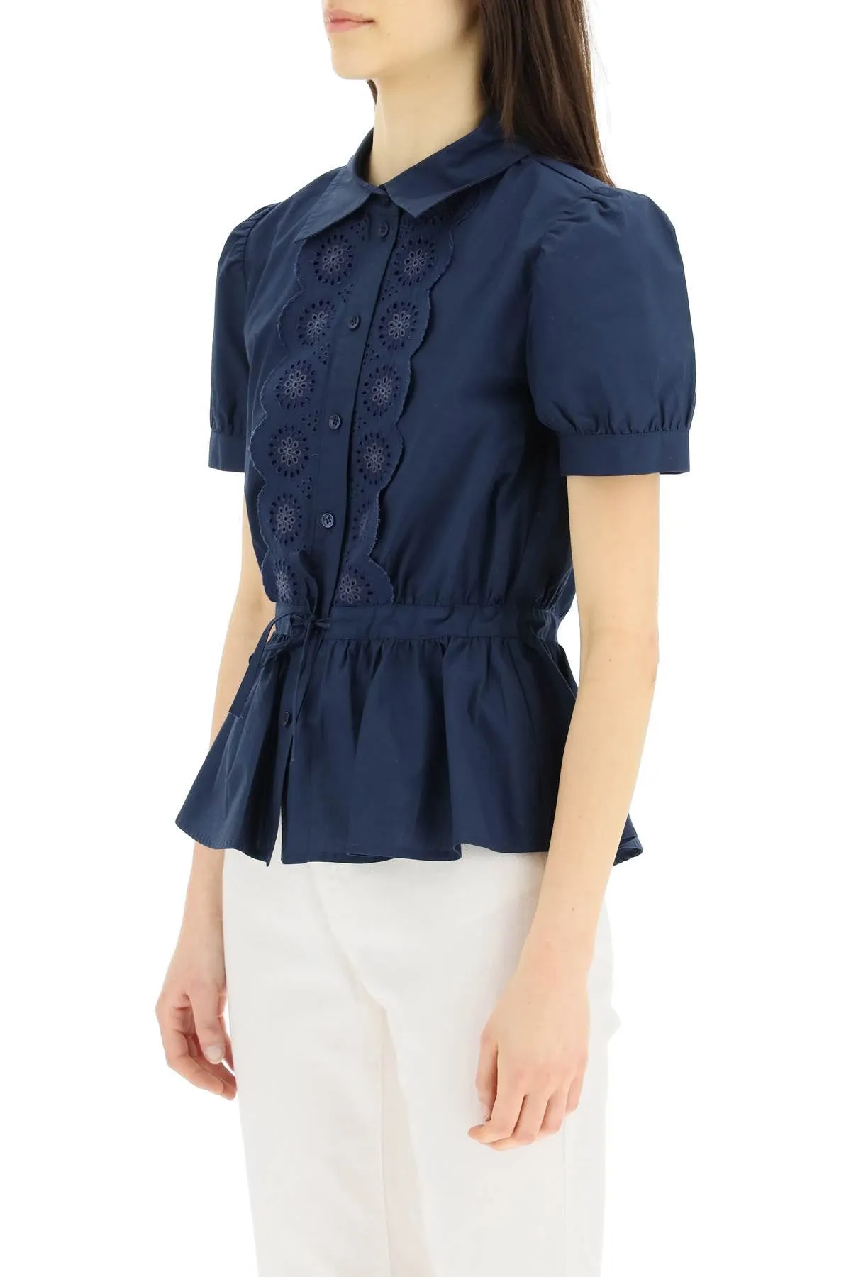 See By Chlo Broderie Anglaise Detailed Top