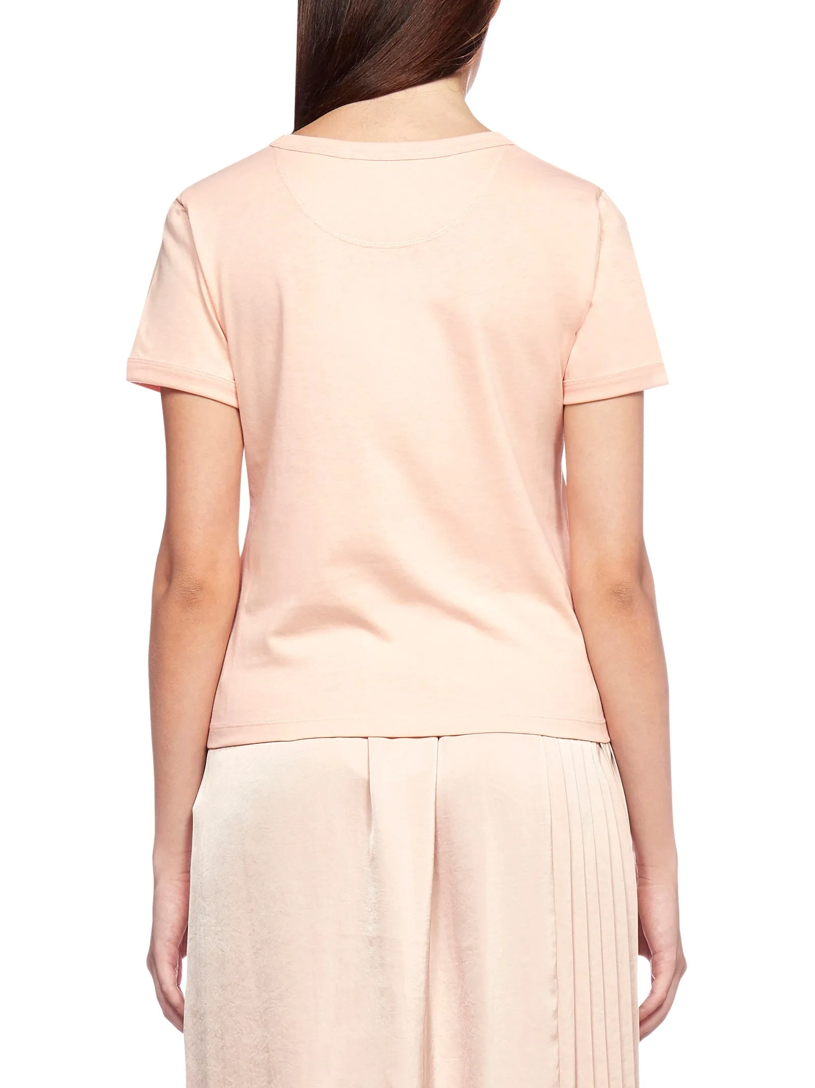 See By Chlo Logo Print Fitted T-Shirt