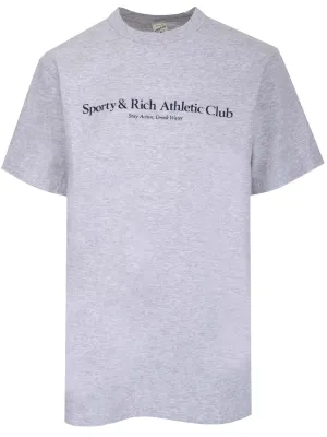 Sporty & Rich Athletic Club Printed T-Shirt