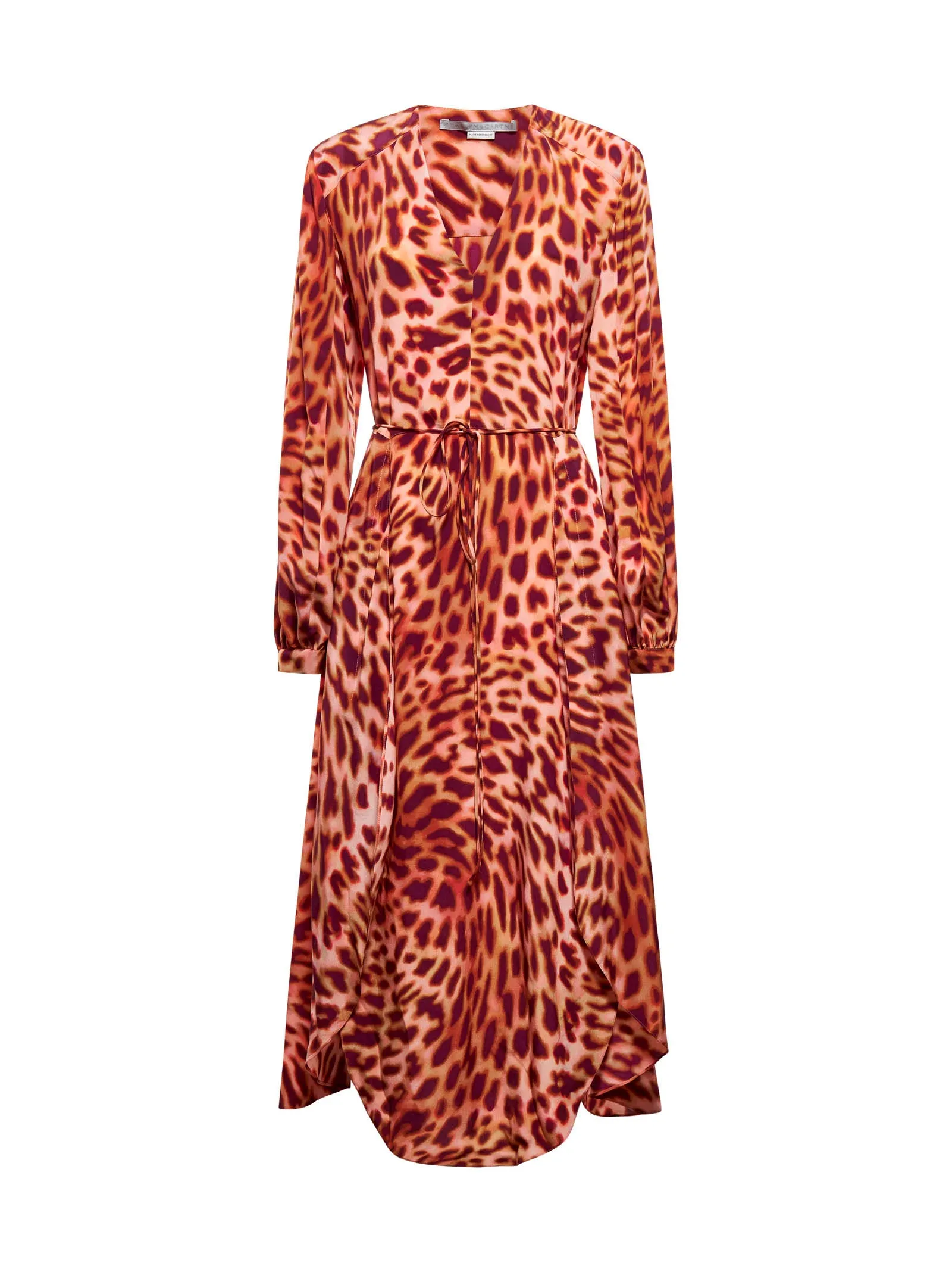 Stella McCartney Animal Print Tied Waist Dress