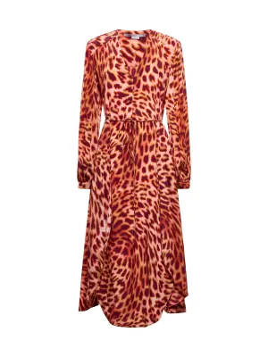 Stella McCartney Animal Print Tied Waist Dress
