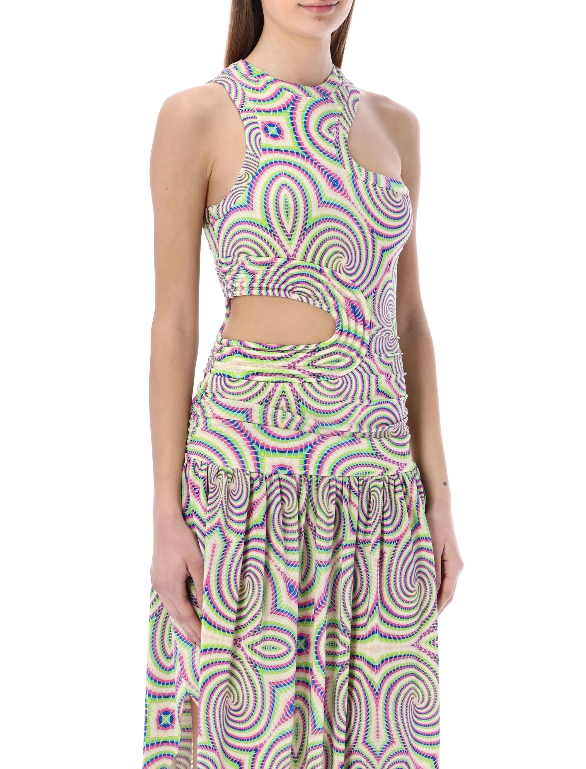 Stella McCartney Cut Out Midi Dress