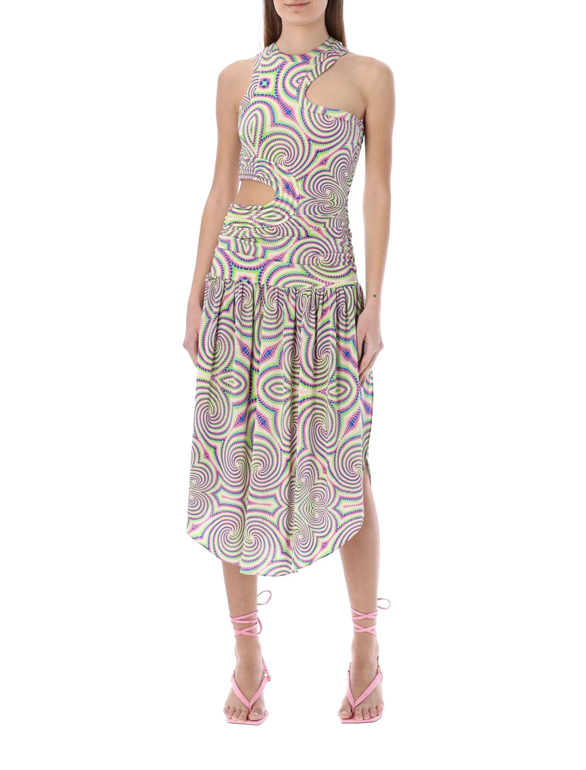 Stella McCartney Cut Out Midi Dress