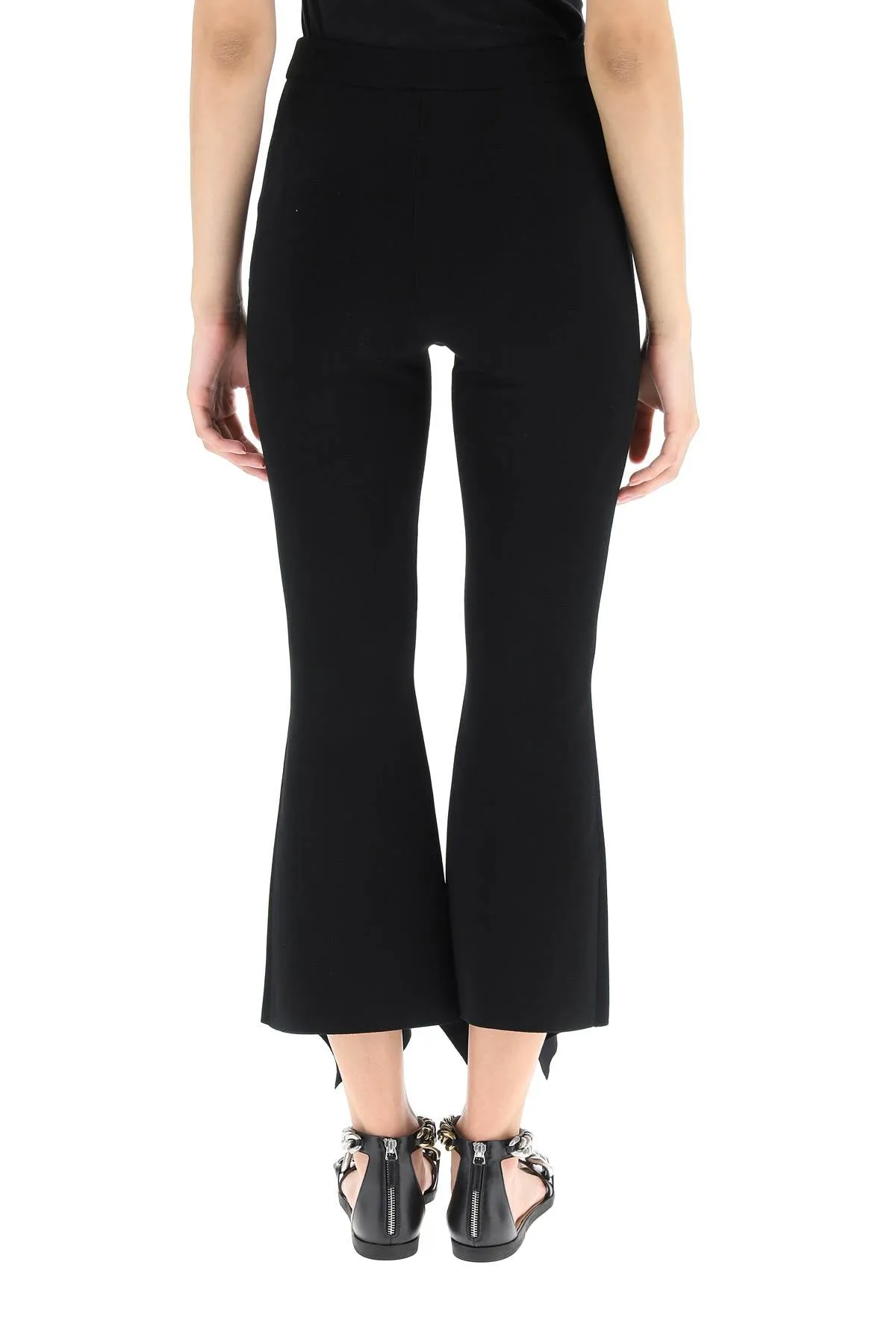 Stella McCartney High Waist Flared Ruffled Pants