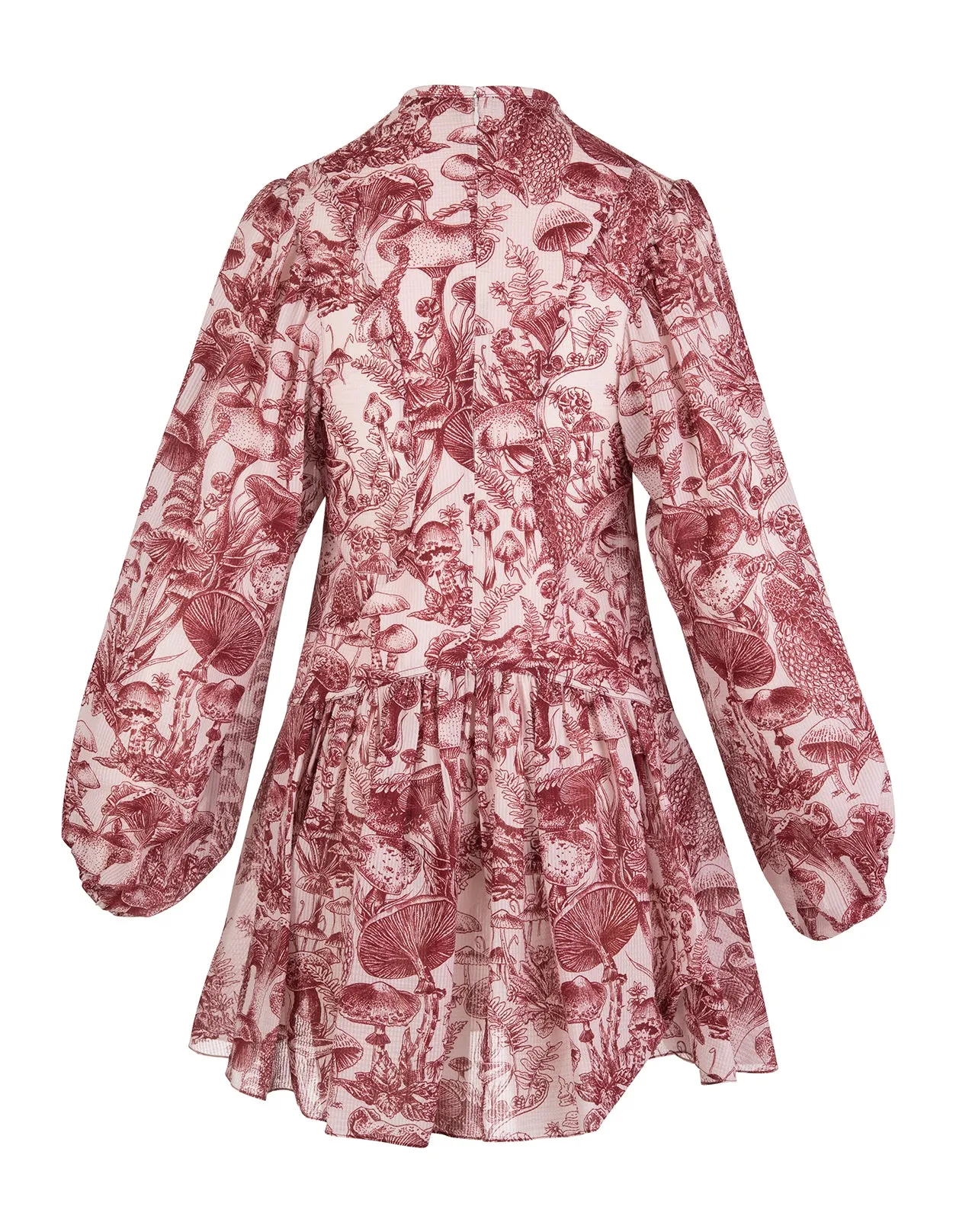 Stella McCartney Illustration Print Long Sleeved Mini Dress