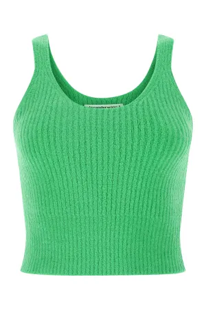 T By Alexander Wang Round Neck Knitted Tank Top