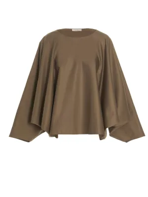 The Row Karla Crewneck Oversized Top