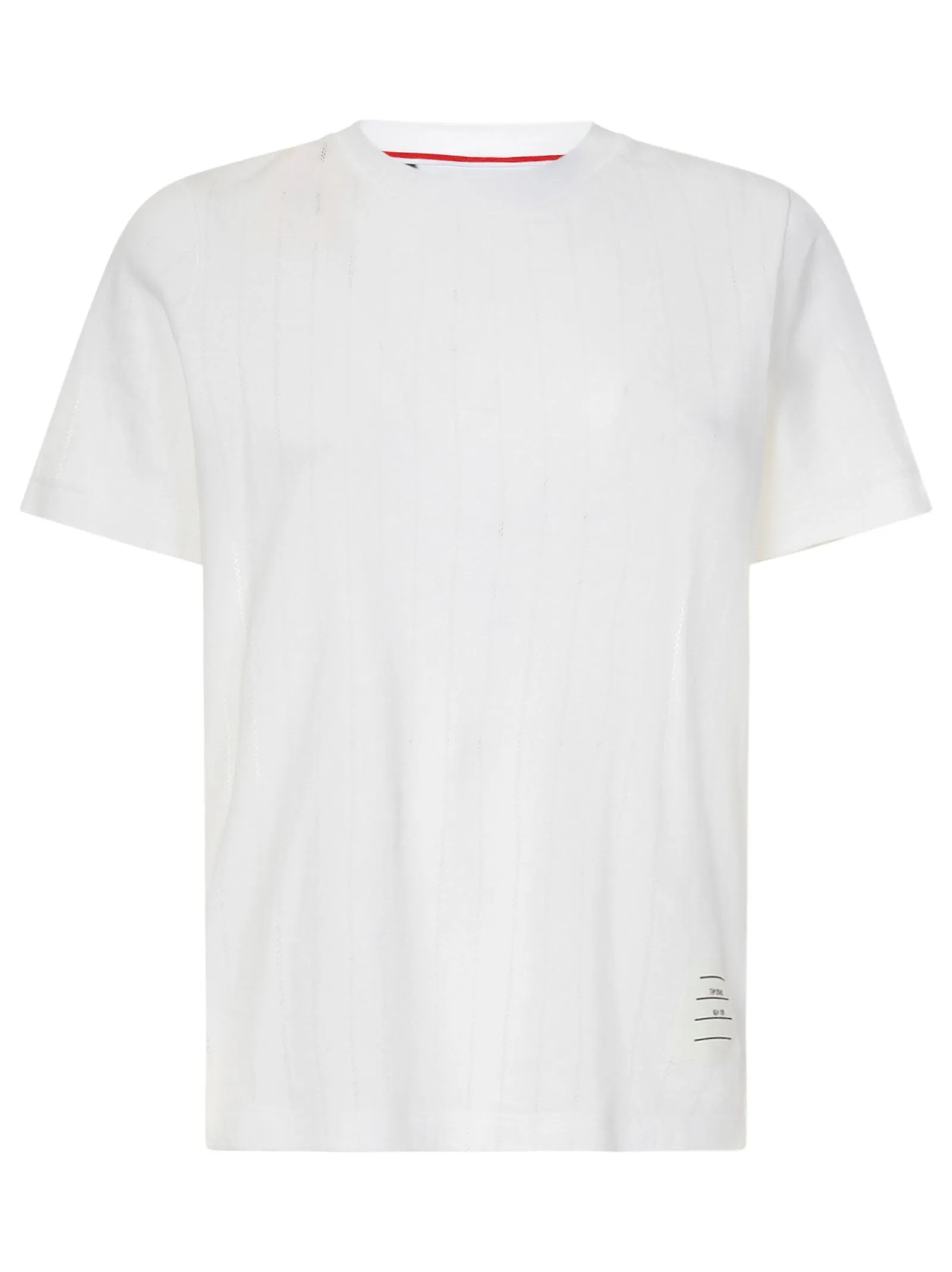 Thom Browne Pointelle Crewneck Knitted Top